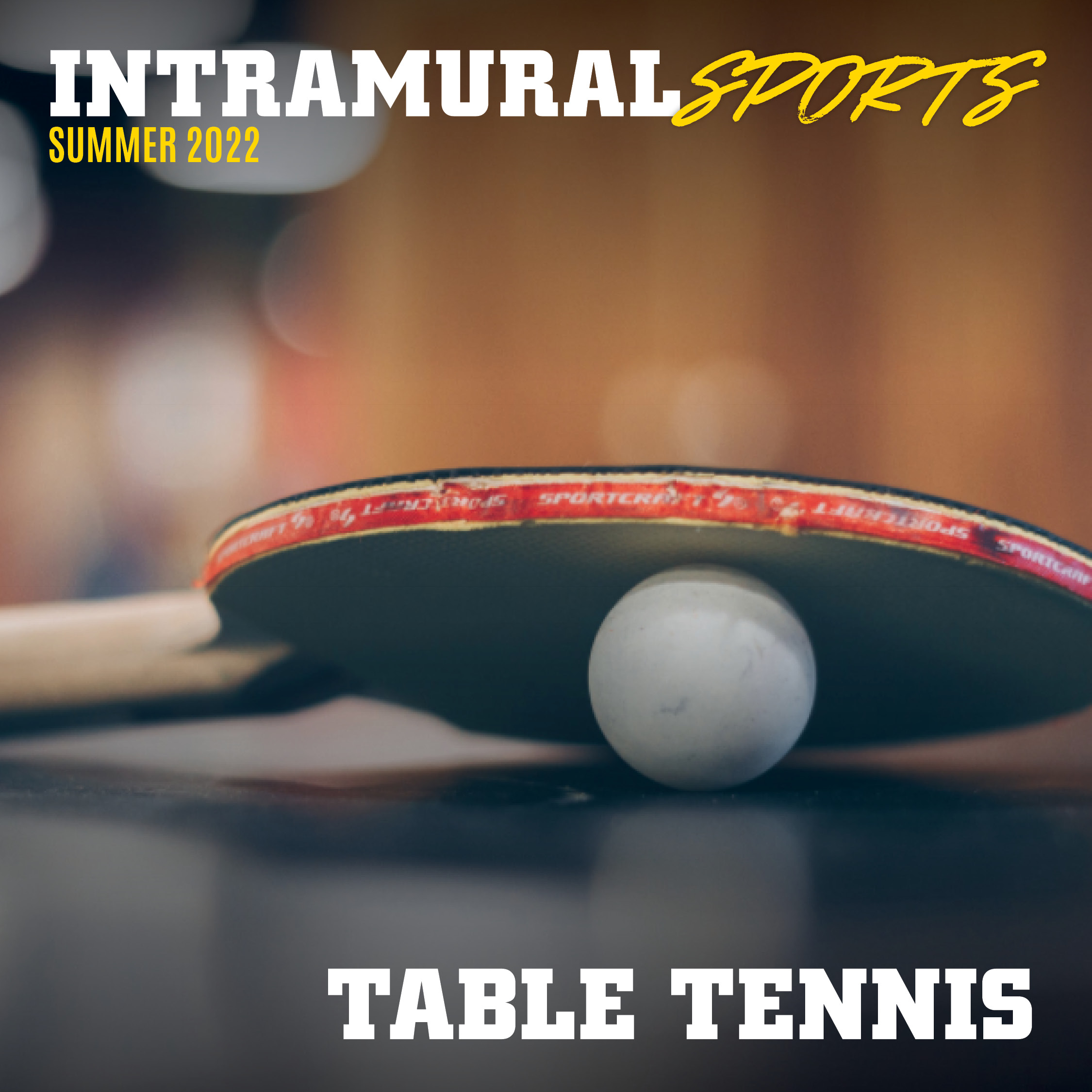 Intramural Table Tennis Registration