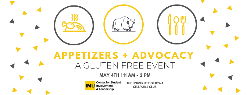 Appetizers and Advocacy: A Gluten Free Event  promotional image