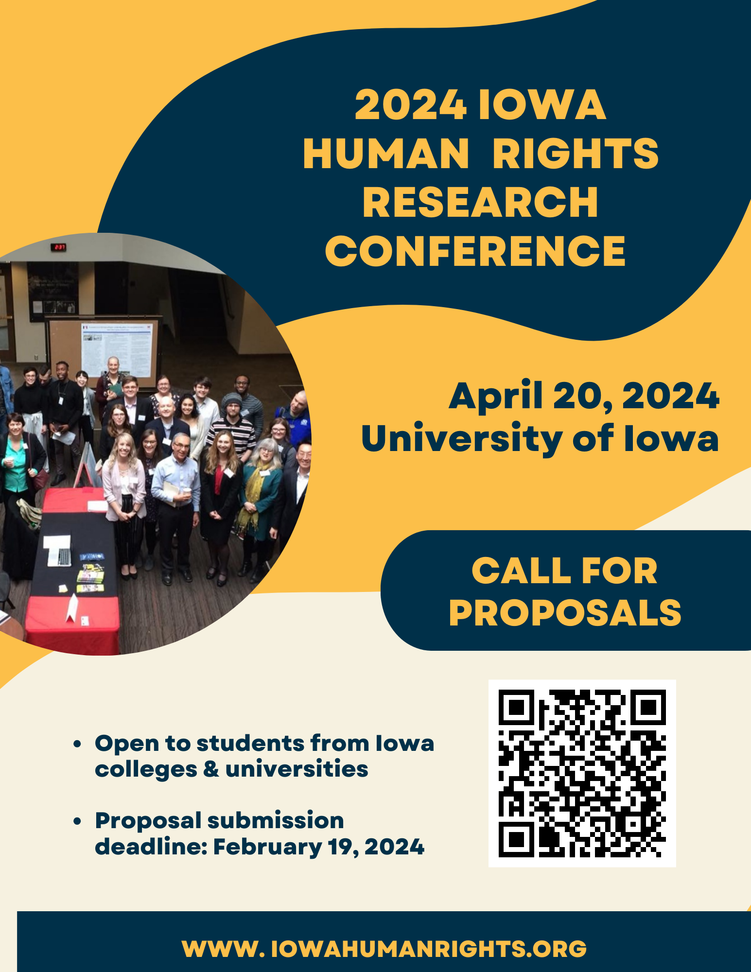 Flyer for April 20 conference