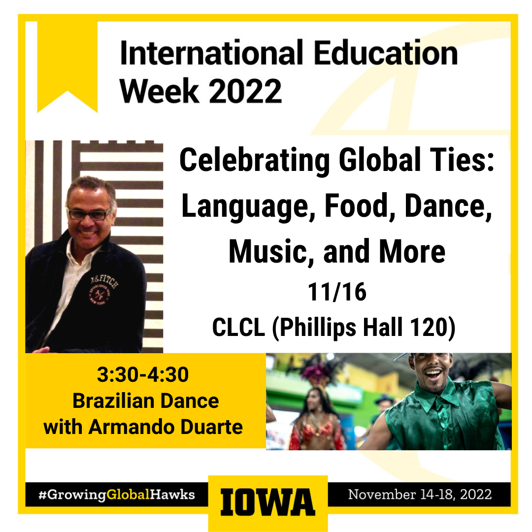 flyer for international education week 