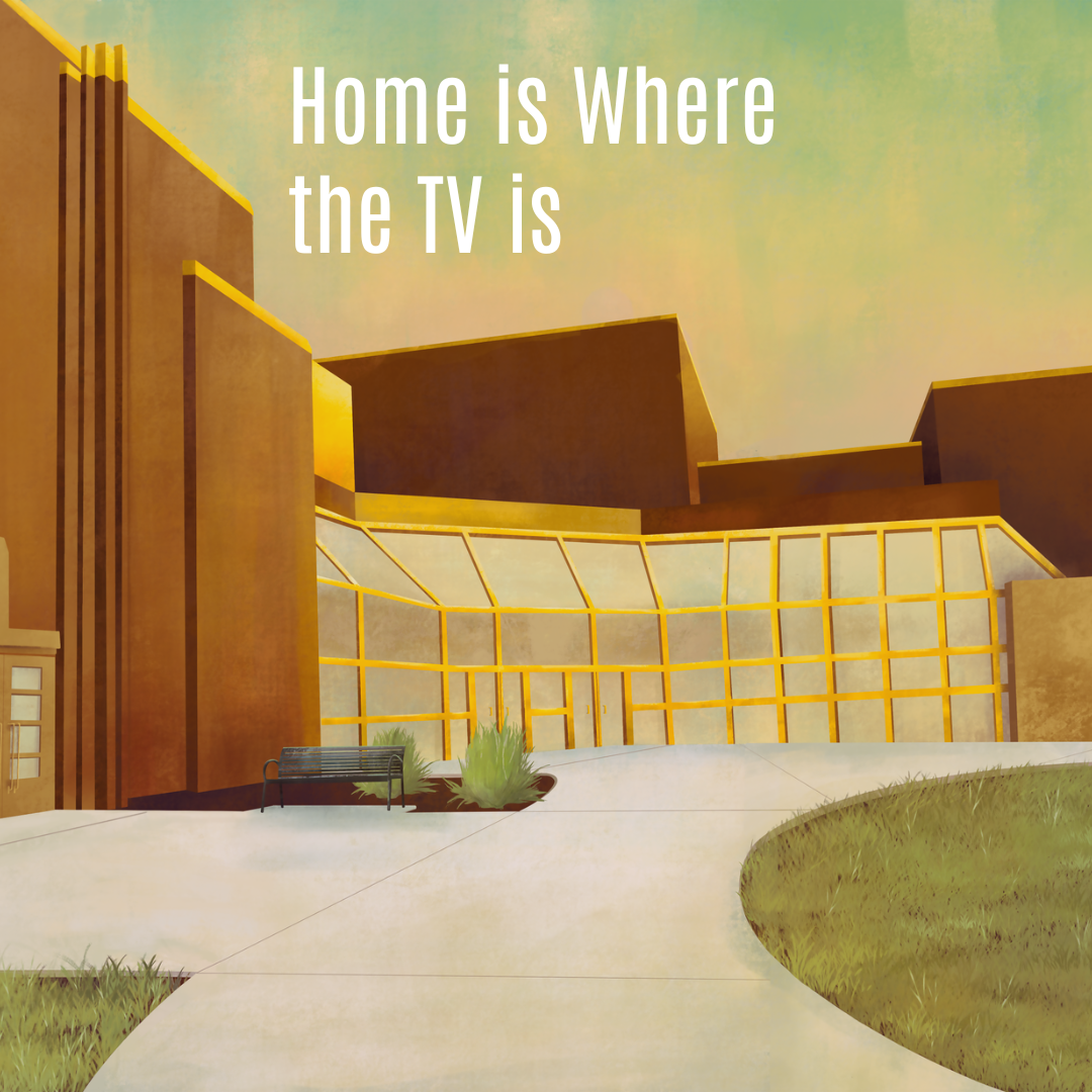 Home is Where the TV is: Theatre Building Illustration