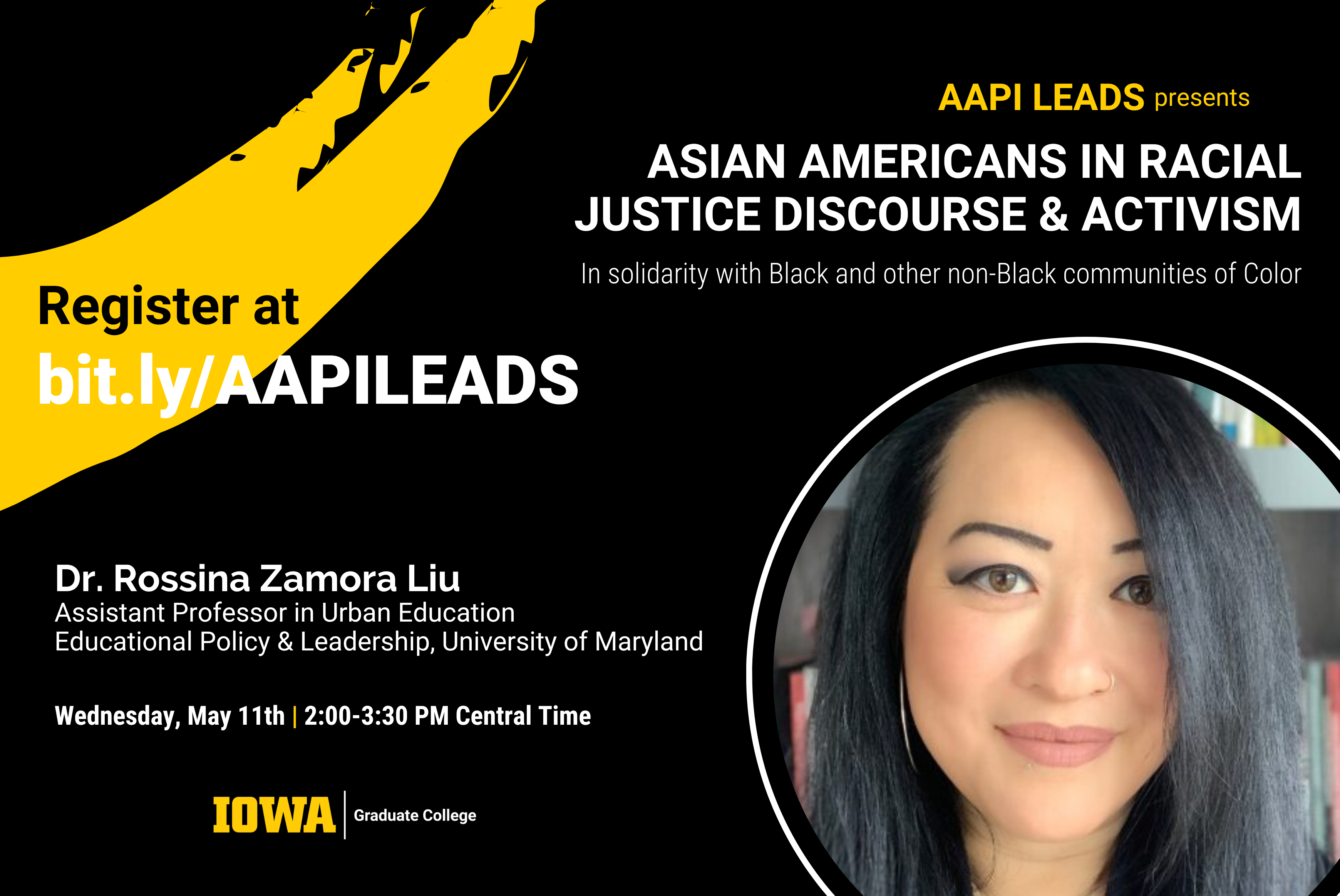 AAPI LEADS: Asian Americans in Racial Justice Discourse and Activism promotional image