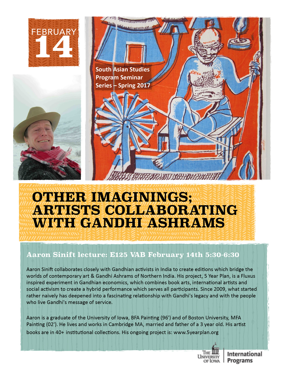 Other Imaginings - Aaron Sinift lecture poster