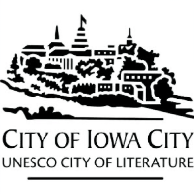 "City of Iowa City: Unesco City of Literature" Logo
