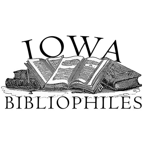 Logo of Iowa Bibliophiles, open books
