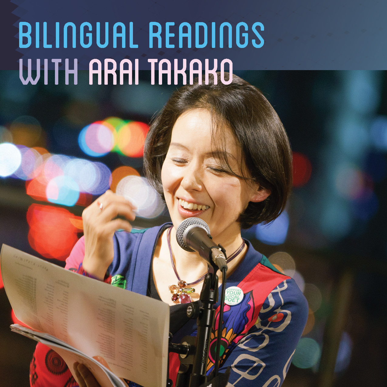 Bilingual Readings with Arai Takako November 4 and 5