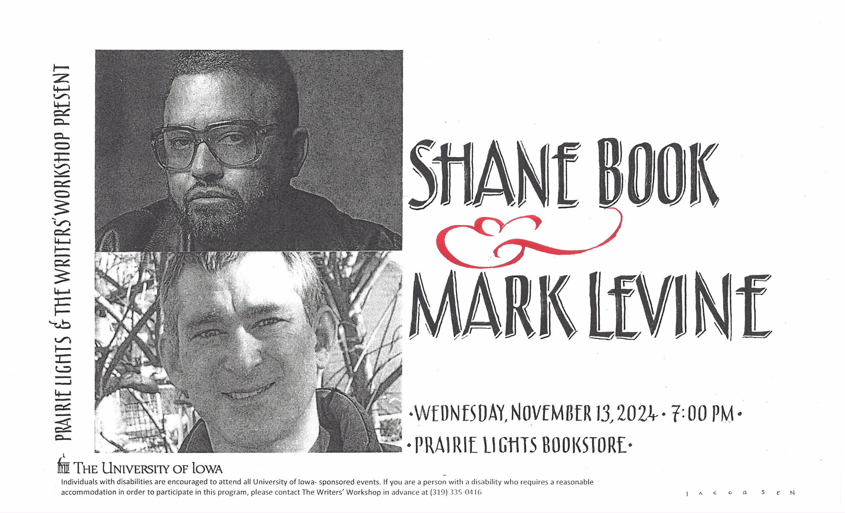 Shane Book and Mark Levine