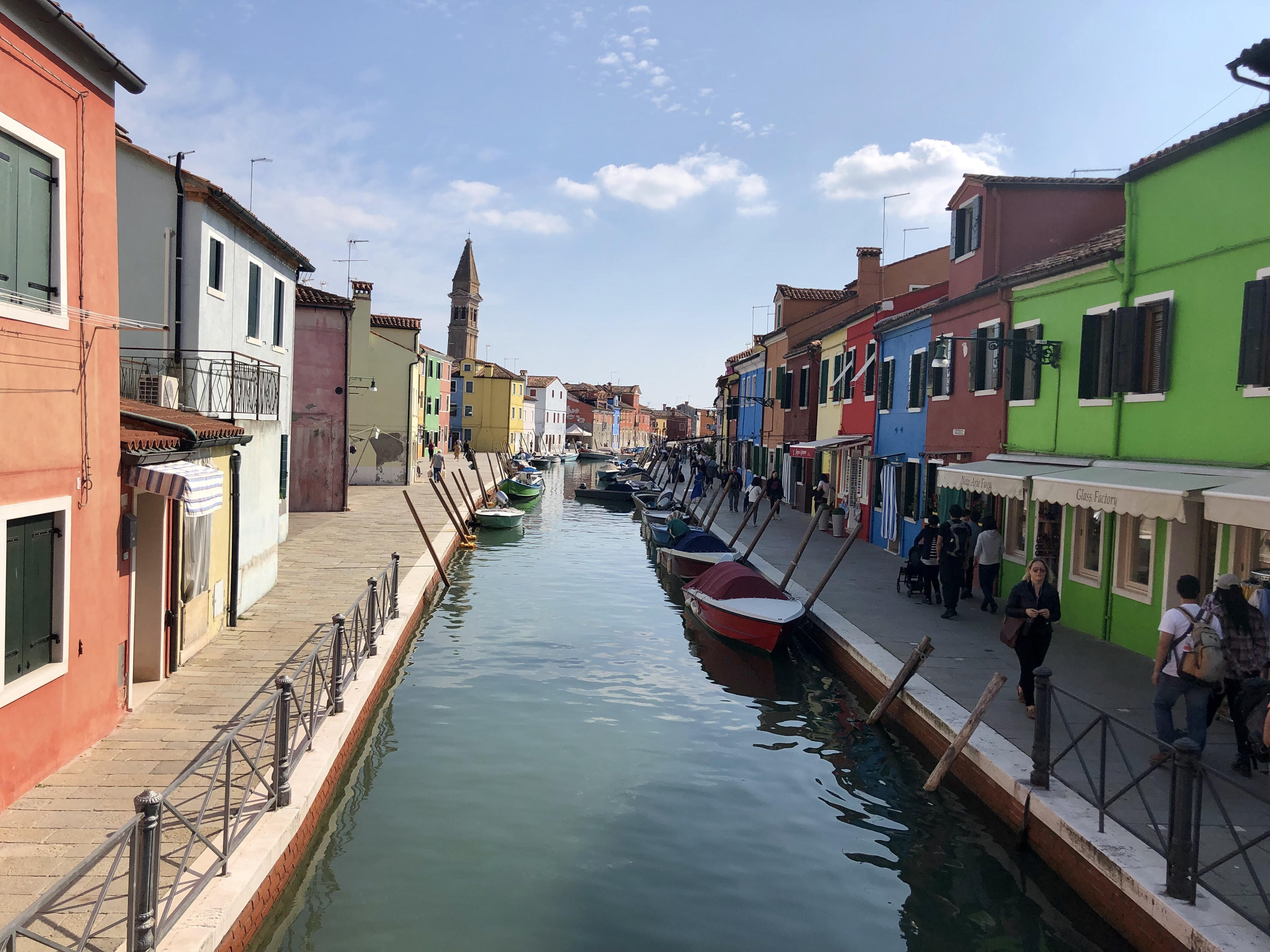 canal in burano