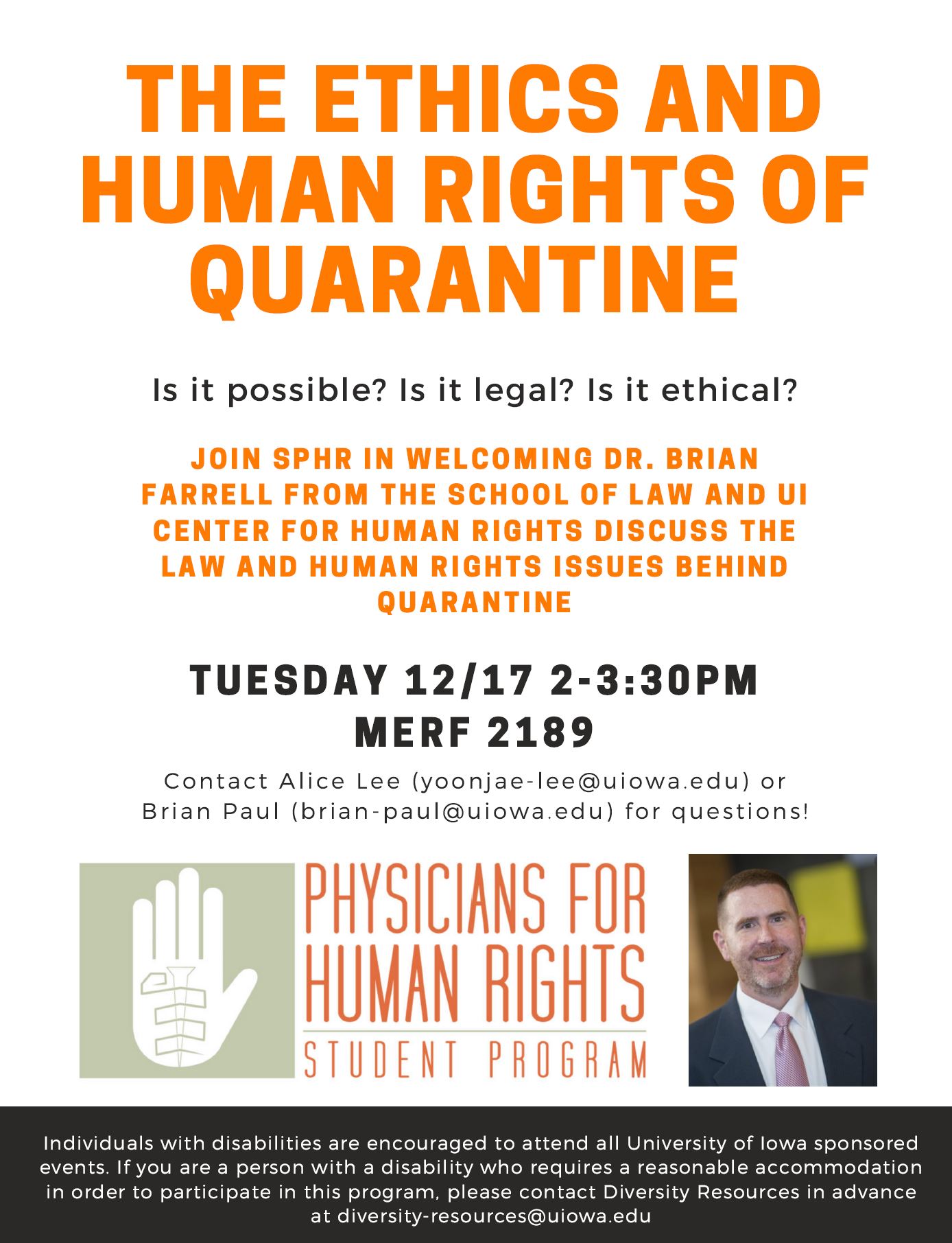 The Ethics and Human Rights of Quarantine promotional image