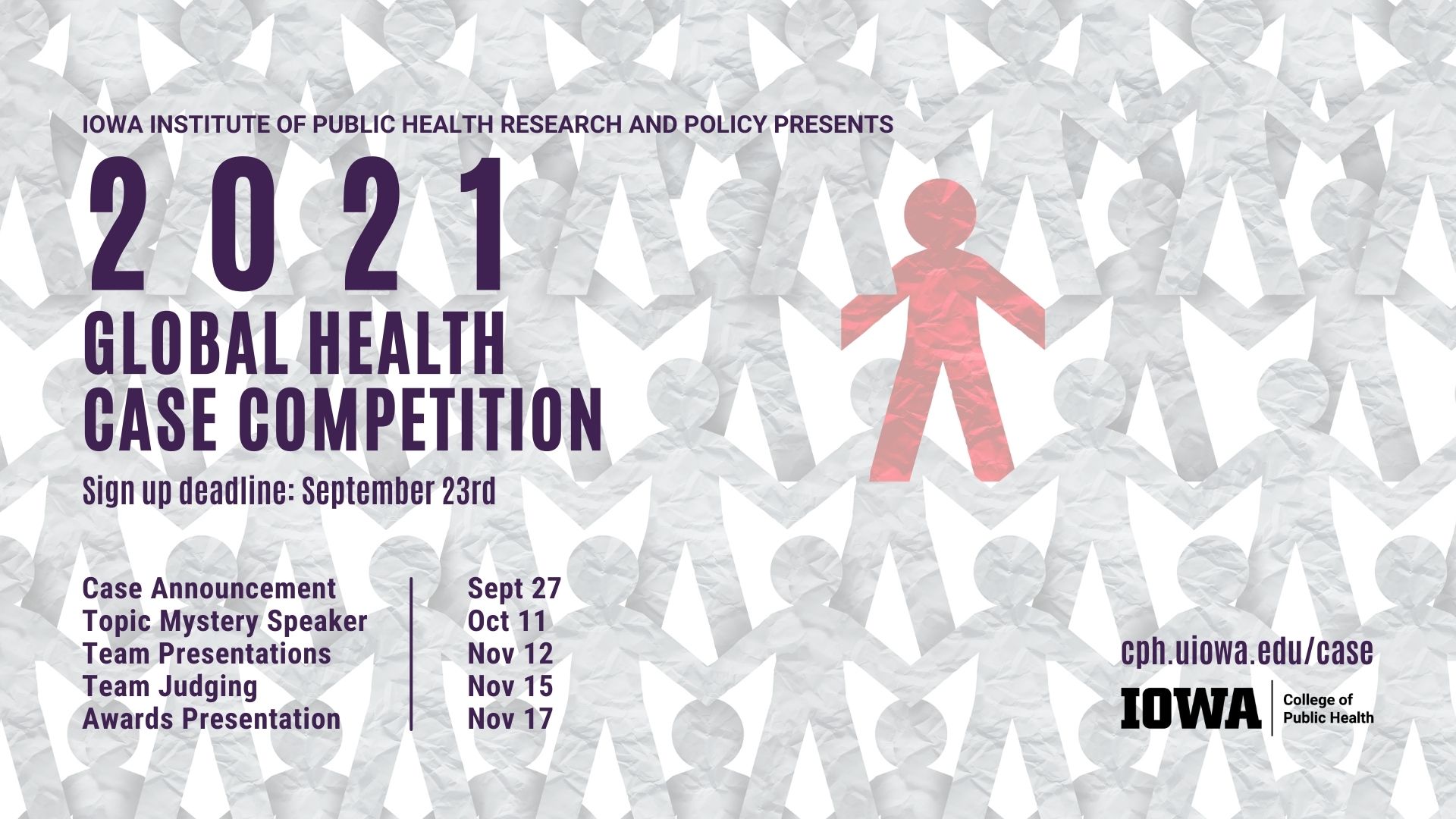 IIPHRP Global Health Case Competition Information Session promotional image