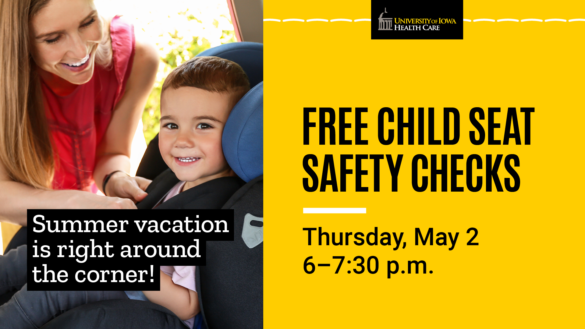 Child Seat Safety Checks Promotion Image