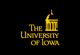 University of Iowa Logo - Black Background