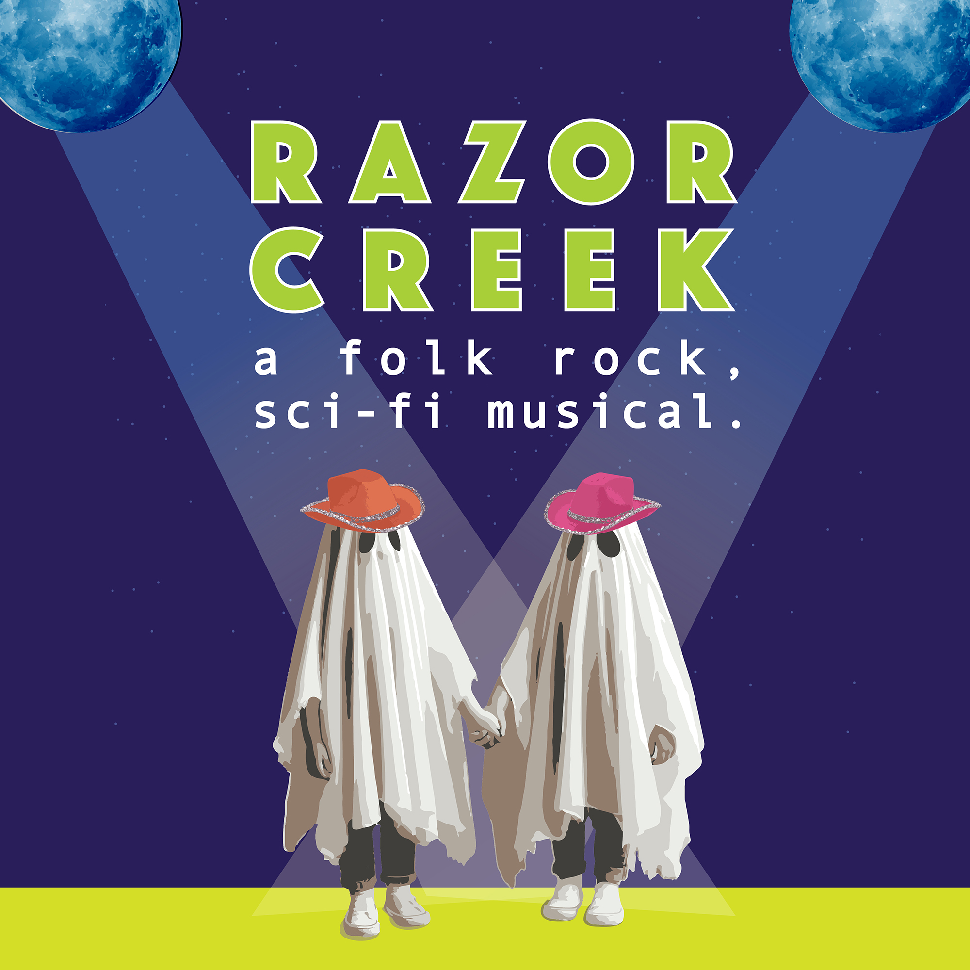 Razor Creek: a folk-rock, sci-fi musical with Book and Lyrics by K.T. Peterson, Music by K.T. Peterson and Paige Scott, Directed and Choreographed by Michael C. Flores