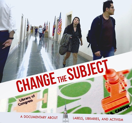 The event image is the poster for this film and says "Change the Subject: A Documentary about Labels, Libraries, and Activism."