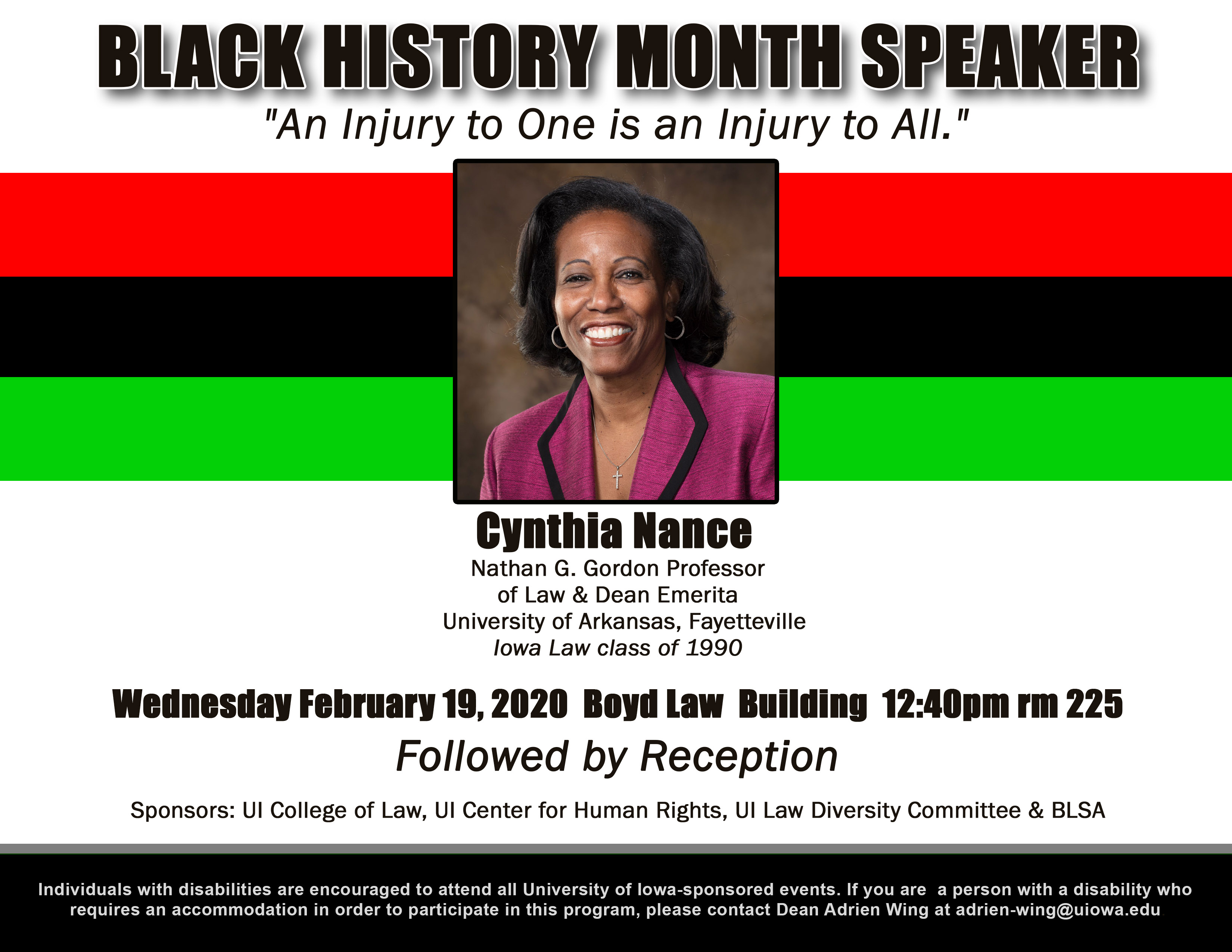 Black History Month Speaker