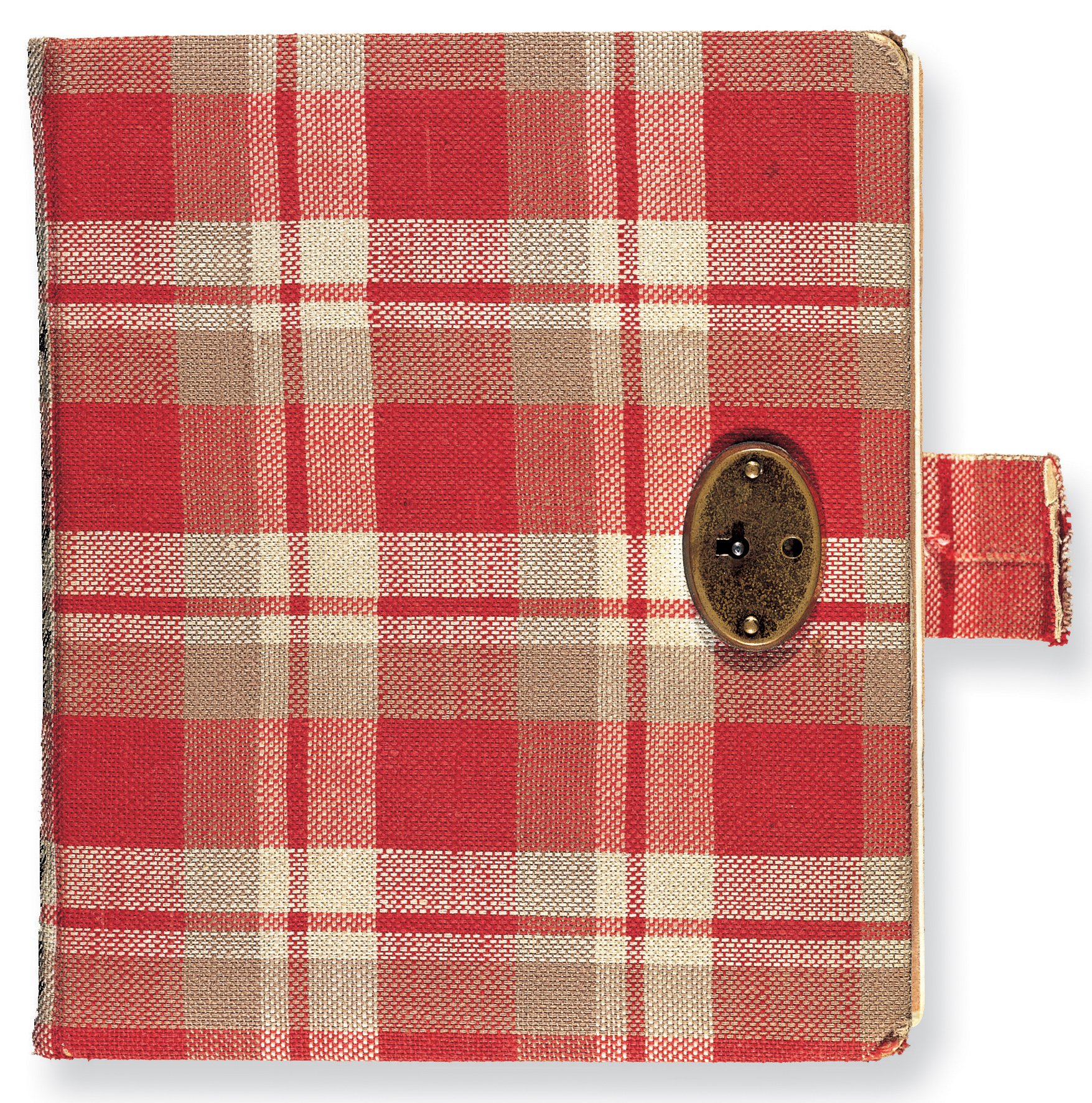 Anne Frank's red plaid diary