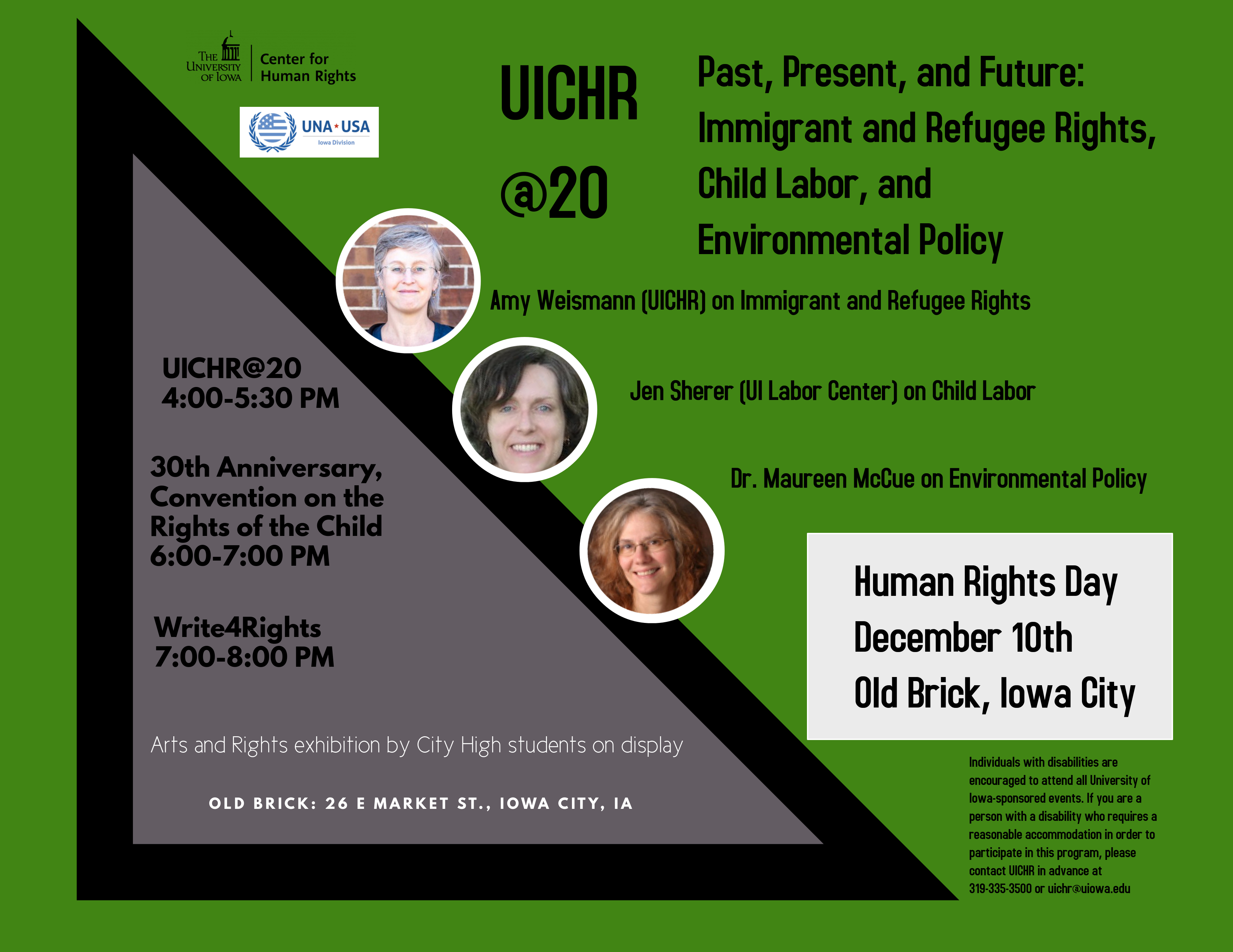 Human Rights Day flyer 2019