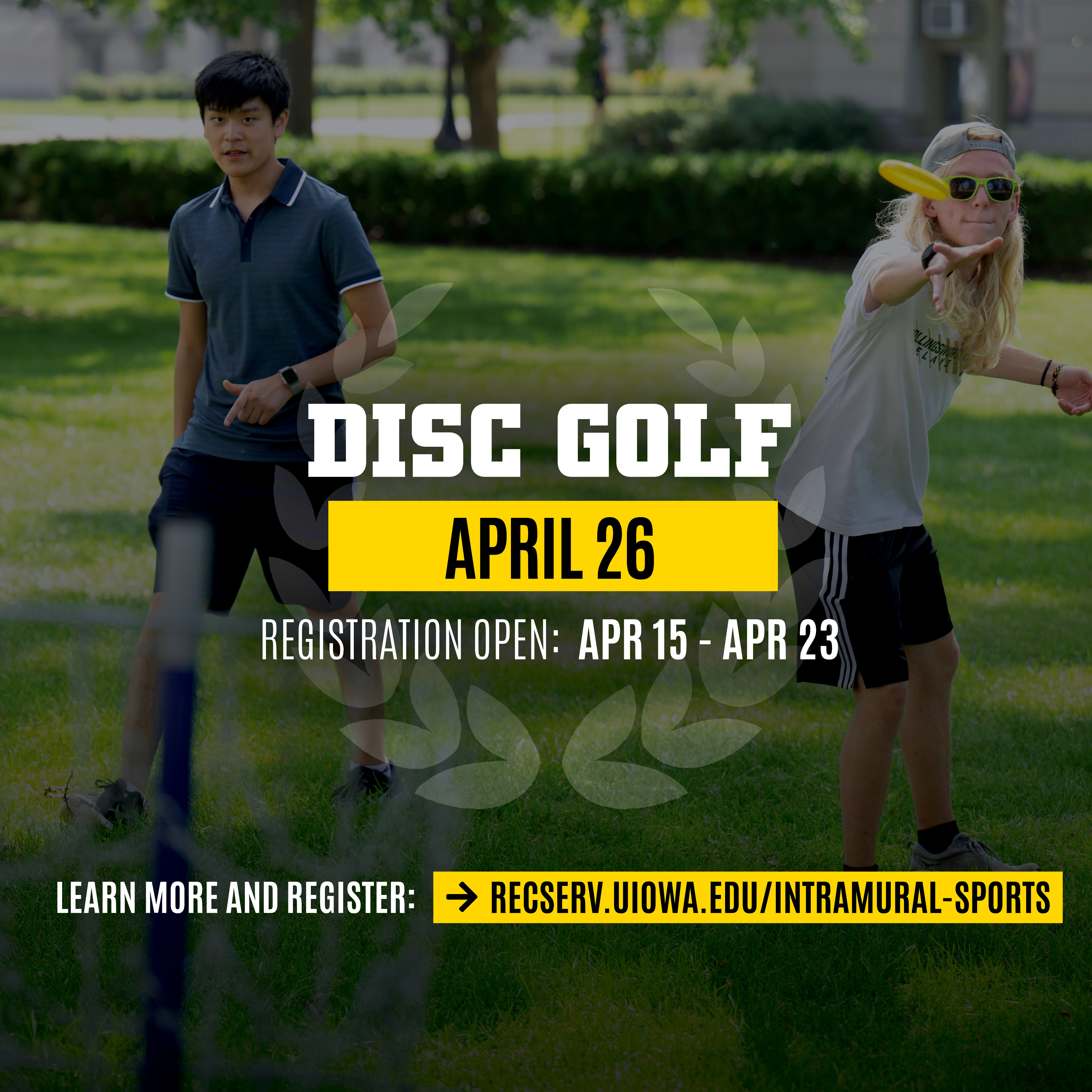 Intramural Disc Golf Registration