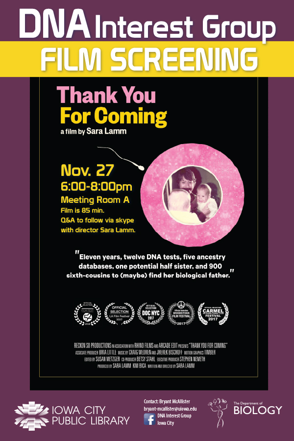 Free Film Screening of "Thank You For Coming" promotional image