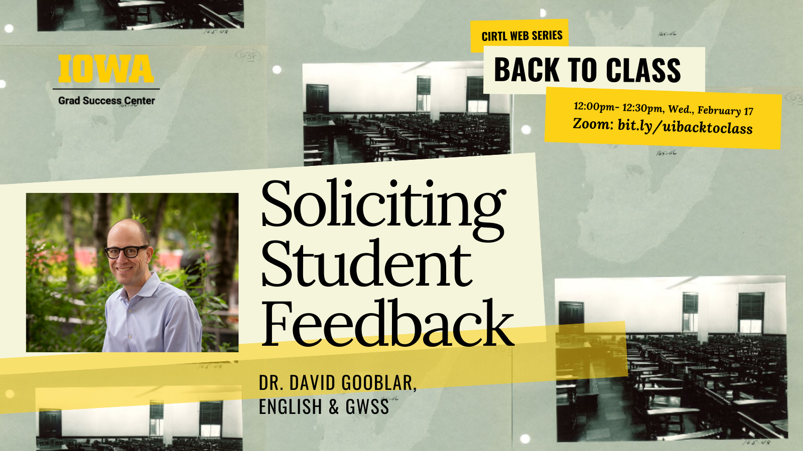 Soliciting Student Feedback (CIRTL Back to Class Series)  promotional image