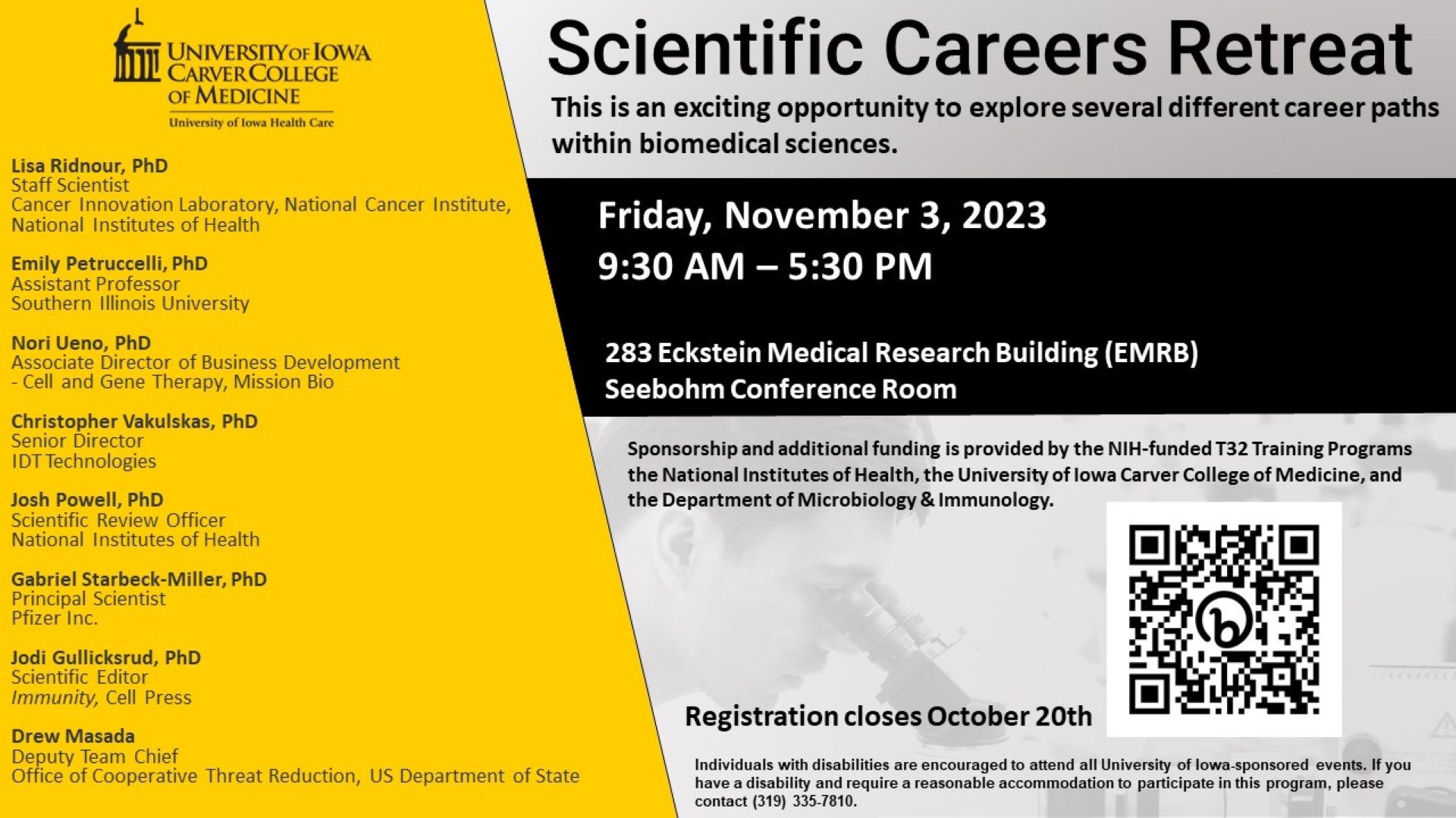 Scientific Careers Retreat  promotional image