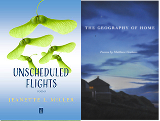 Unscheduled Flights and Geography of Home book covers