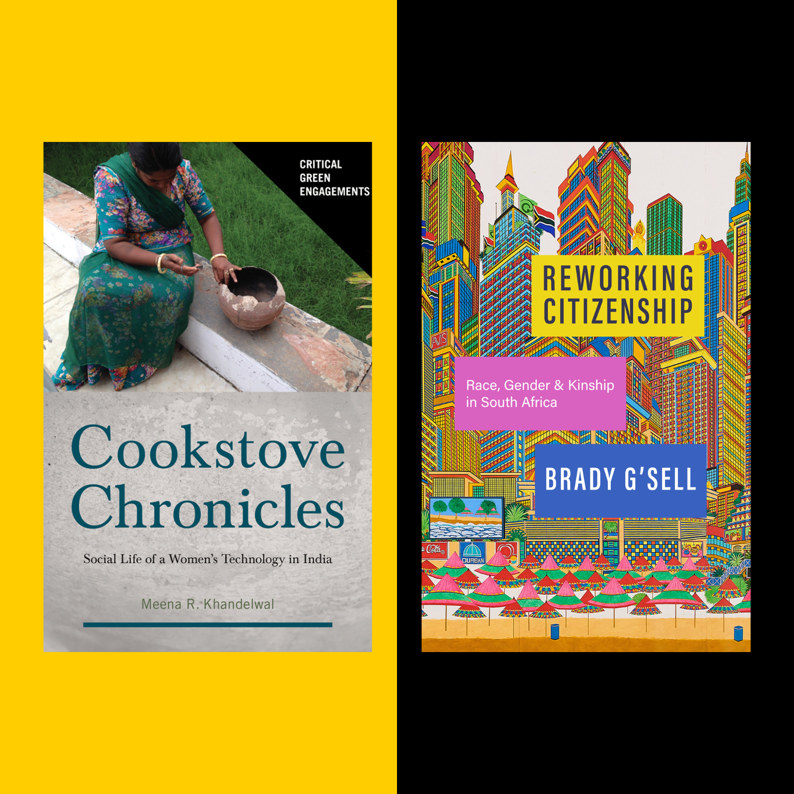 Book Covers of Cookstove Chronicles and Reworking Citizenship