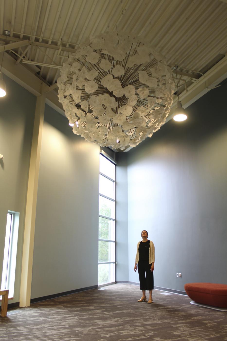 The Wish - a giant dandelion sculpture
