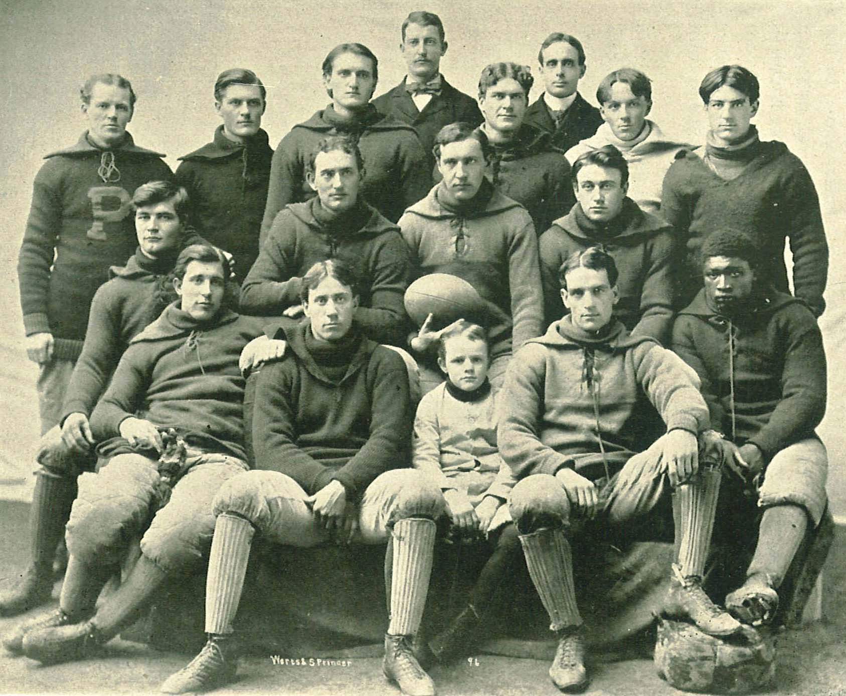 Iowa hawkeye football team 1895 or 1896