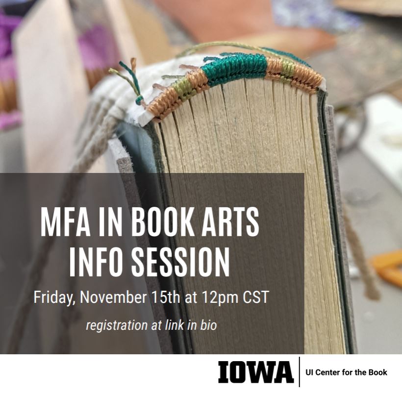 MFA in Book Arts info session