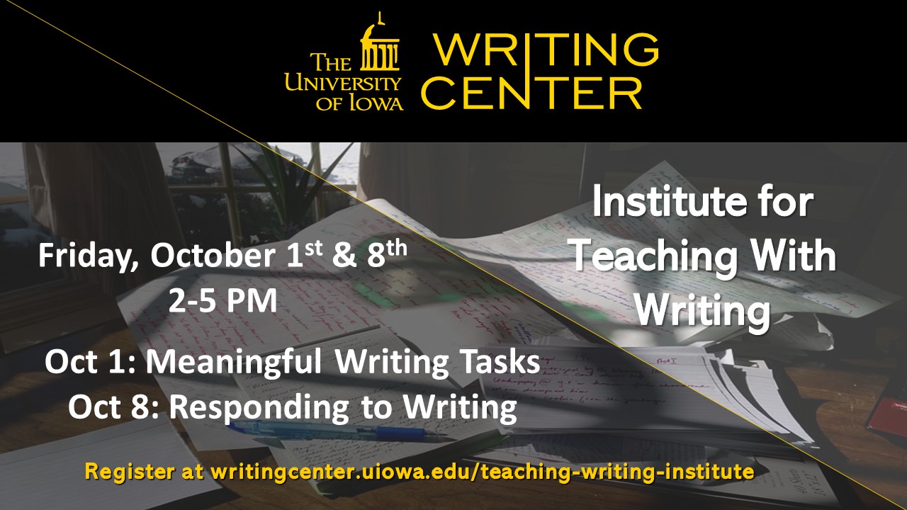 Institute for Teaching with Writing