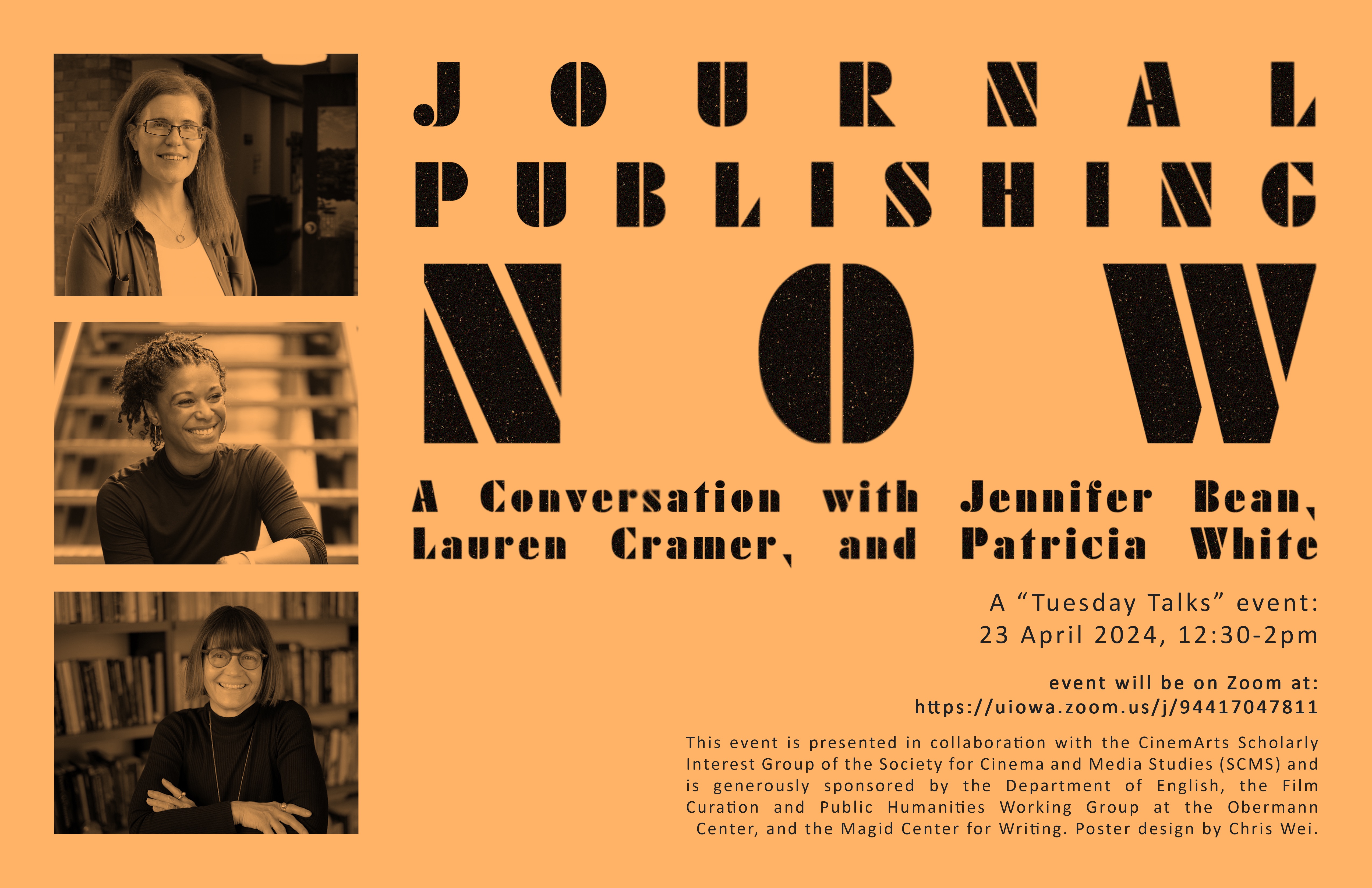 Journal Publishing Now: A Conversation with Jennifer Bean, Lauren Cramer, and Patricia White  promotional image
