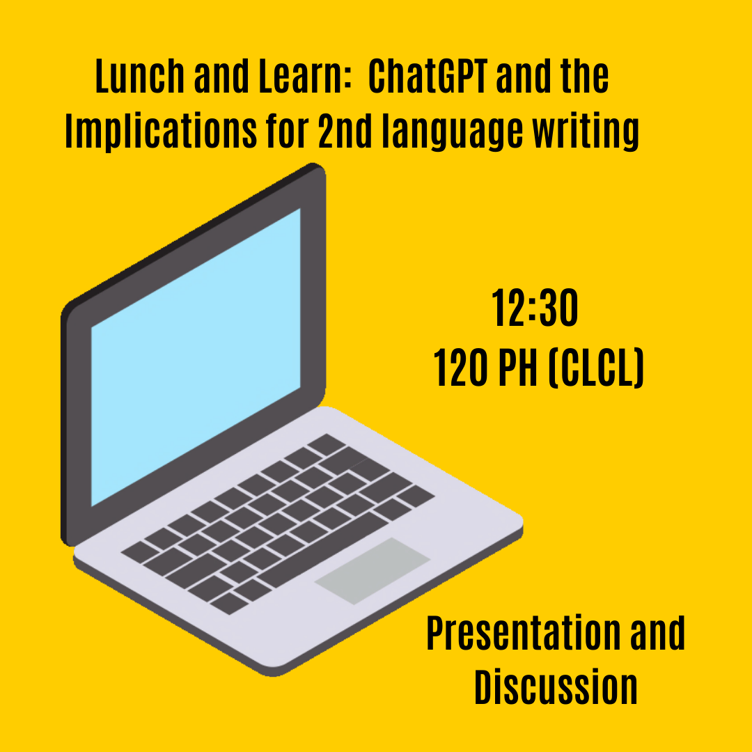 ChatGPT and the Implications for 2nd language writing promotional image