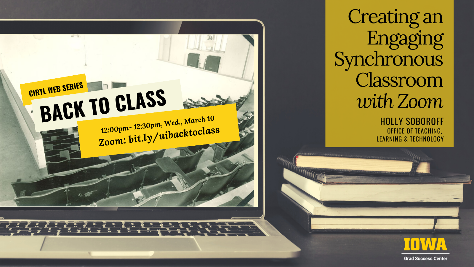 Creating an Engaging Synchronous Classroom with Zoom (CIRTL Back to Class Series)  promotional image