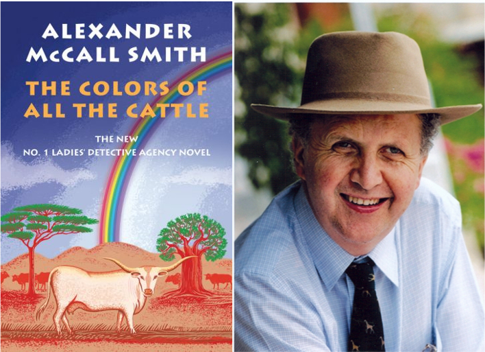 Alexander McCall Smith and book cover