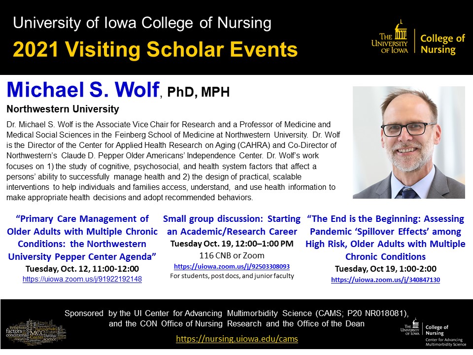 Visiting Scholar Michael S Wolf Poster