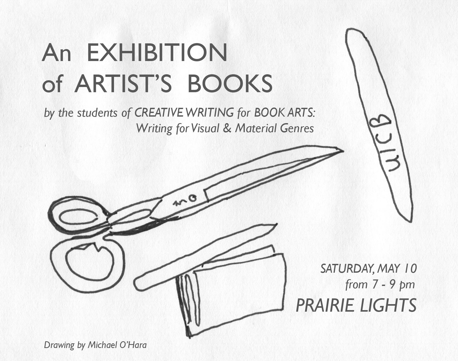 An EXHIBITION of ARTIST'S BOOKS