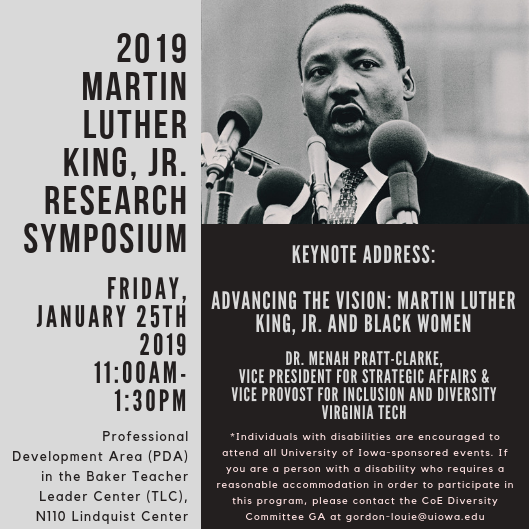 Martin Luther King, Jr. Research Symposium promotional image