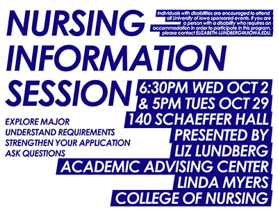 nursing info flyer