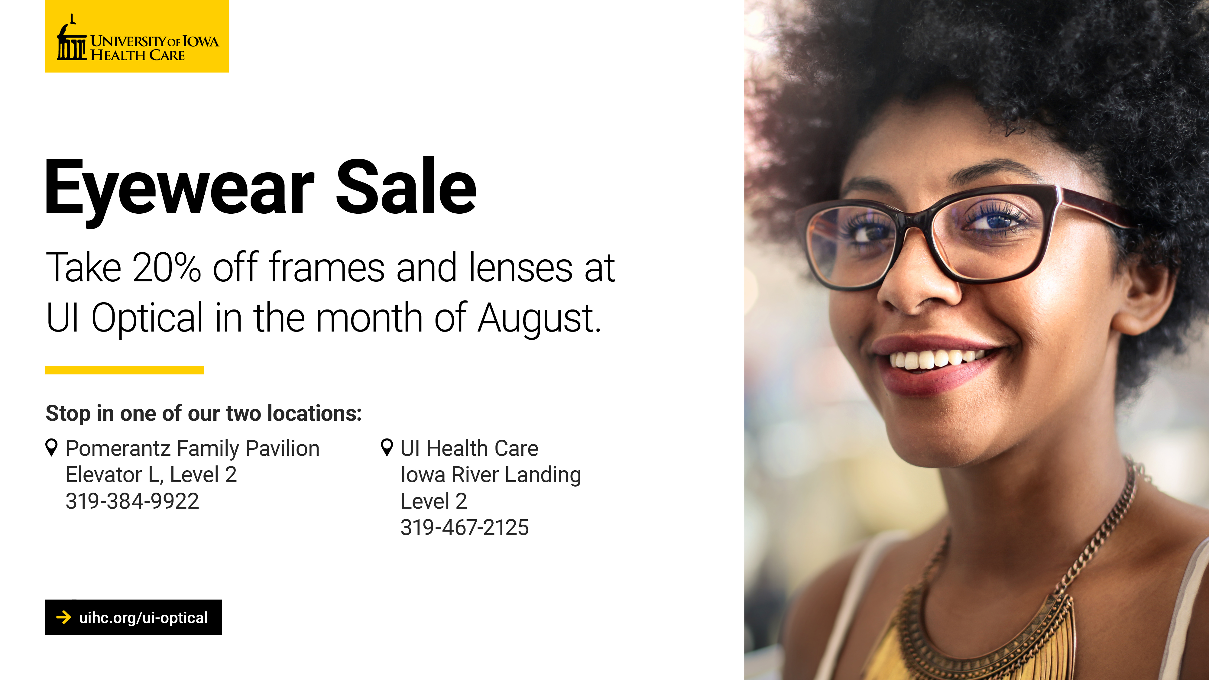 UI Optical Summer Sale promotional image