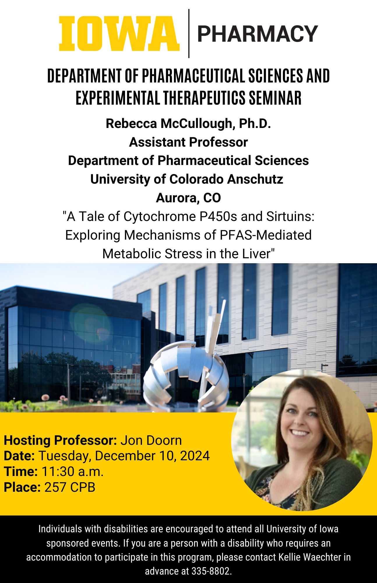 College of Pharmacy PSET Seminar: Rebecca McCullough