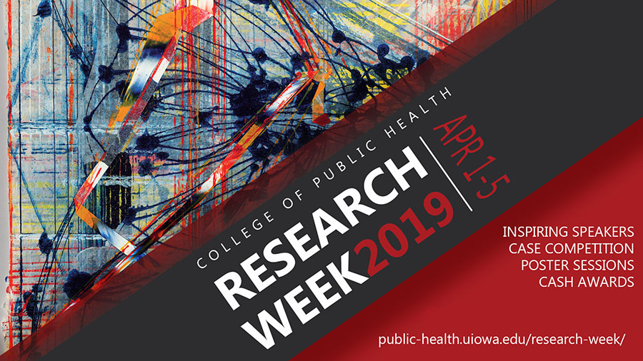 College of Public Health Research Week runs April 1 to 5, 2019