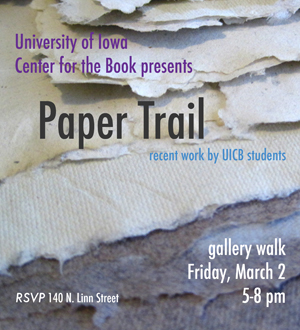 Paper Trail - Recent works by UICB Students at RSVP