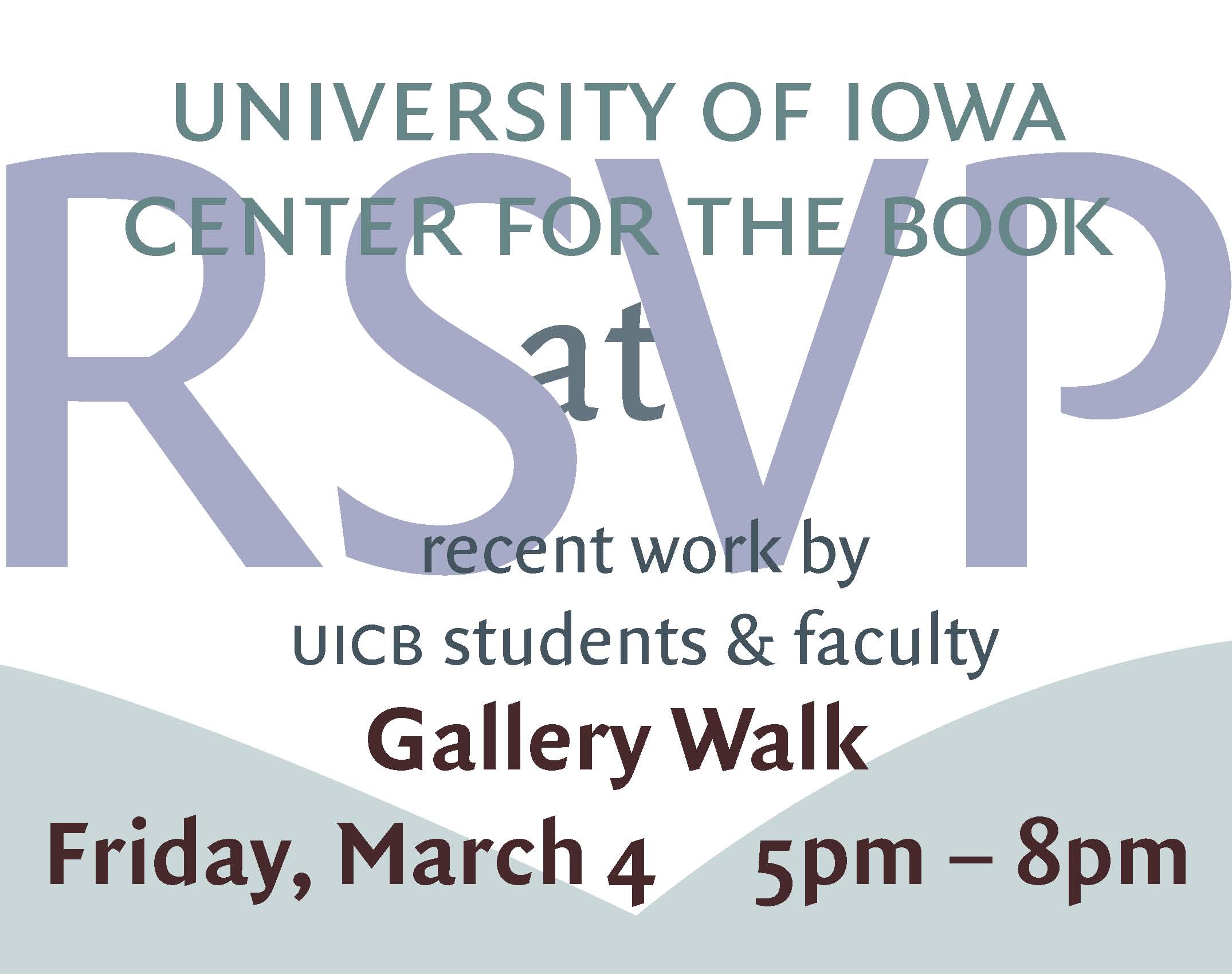 UICB at RSVP for Spring Gallery Walk