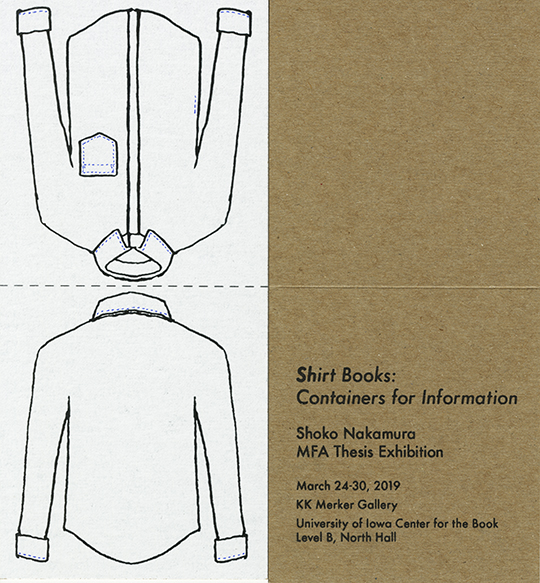 Shirt Books: Containers for Information Poster