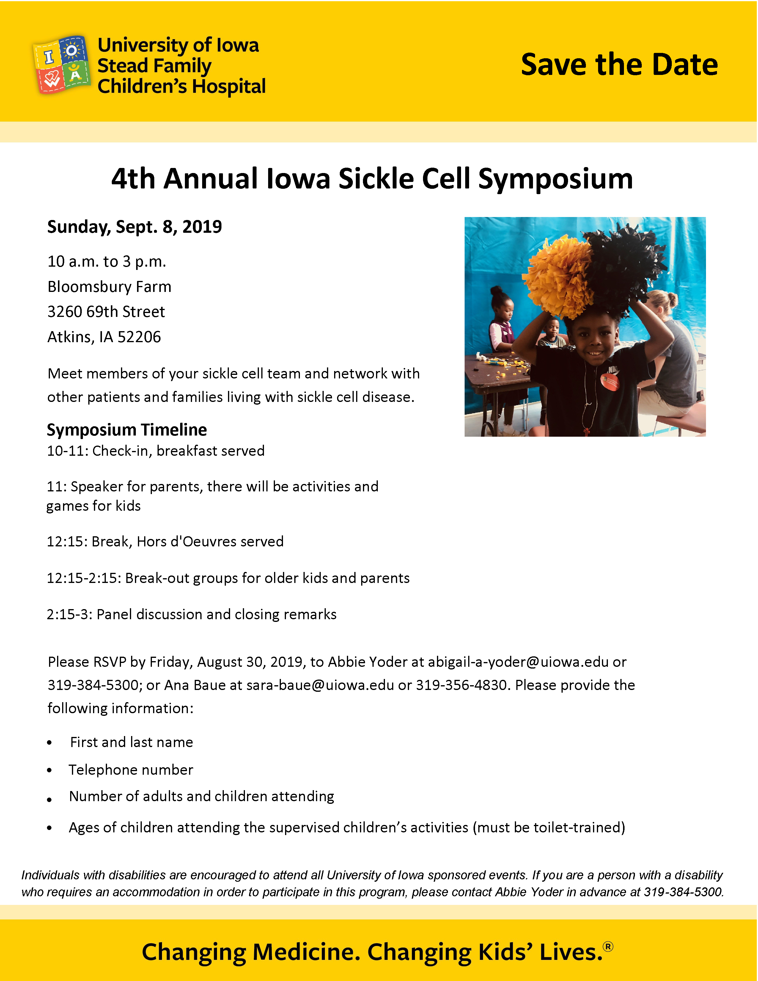 4th Annual Iowa Sickle Cell Symposium promotional image
