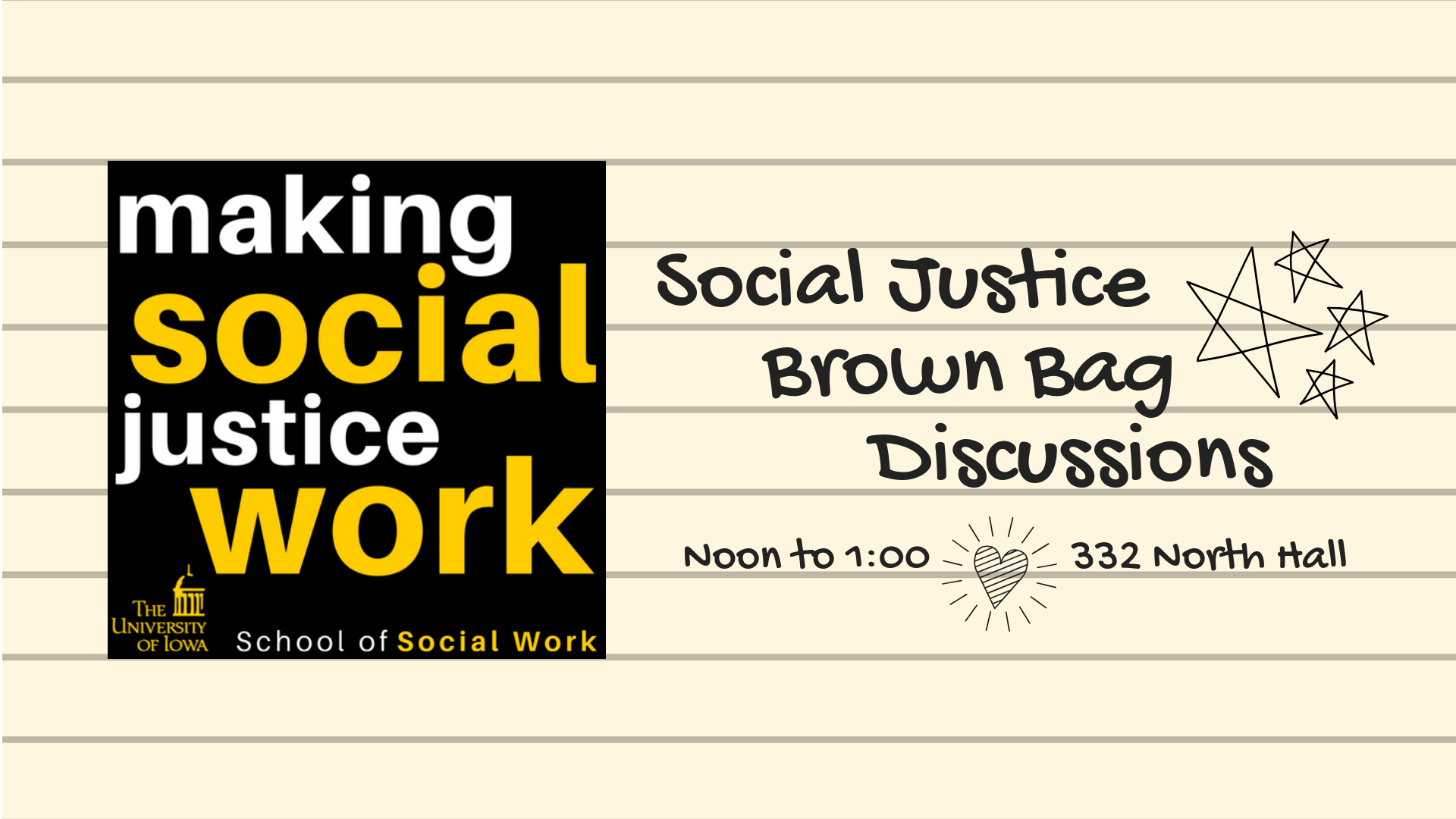 social justice brown bag series