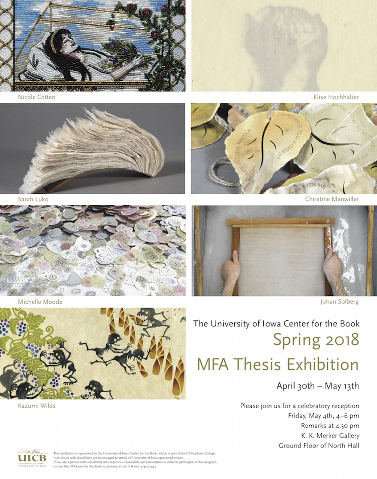Spring 2018 MFA poster