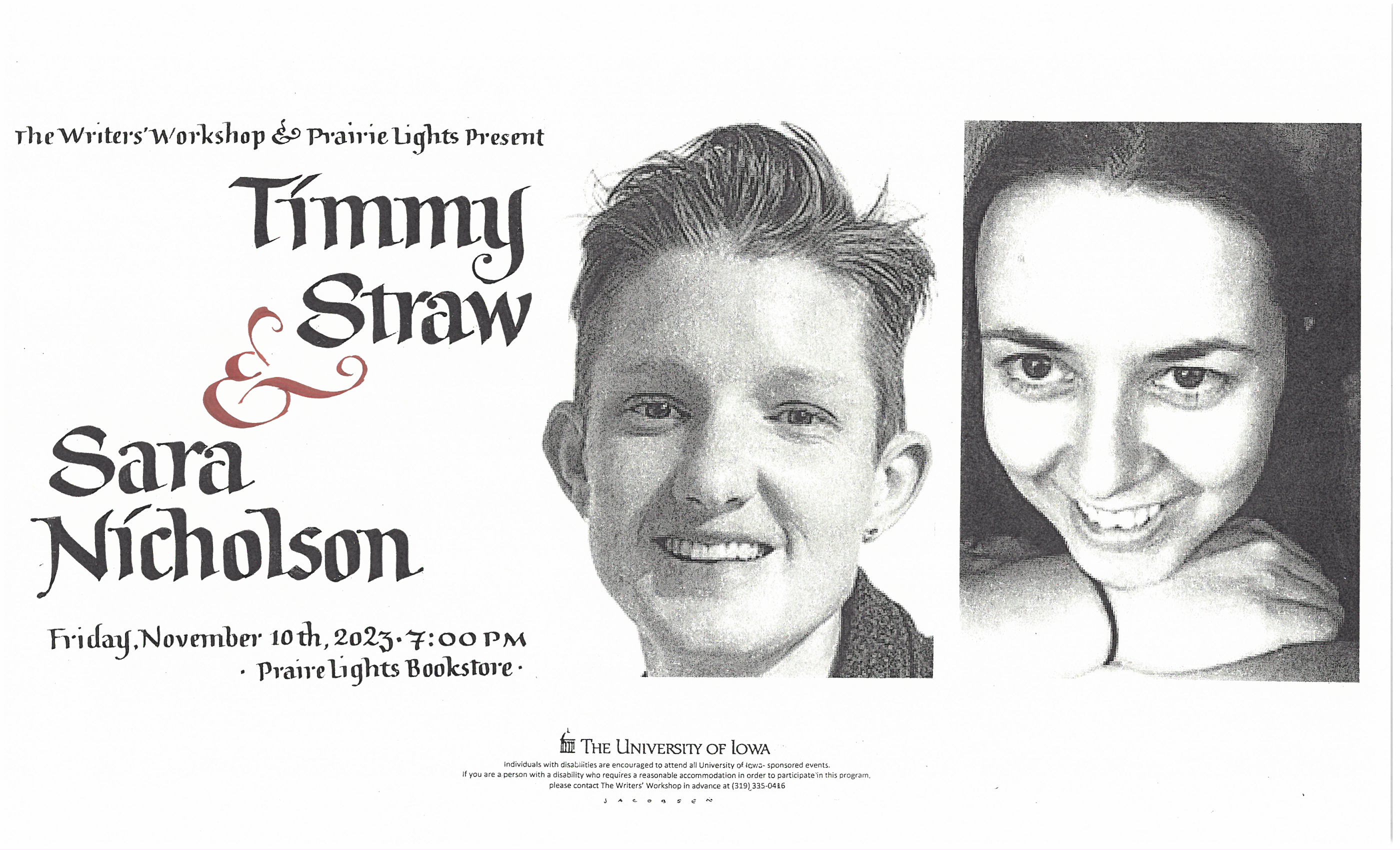 Timmy Straw and Sara Nicholson