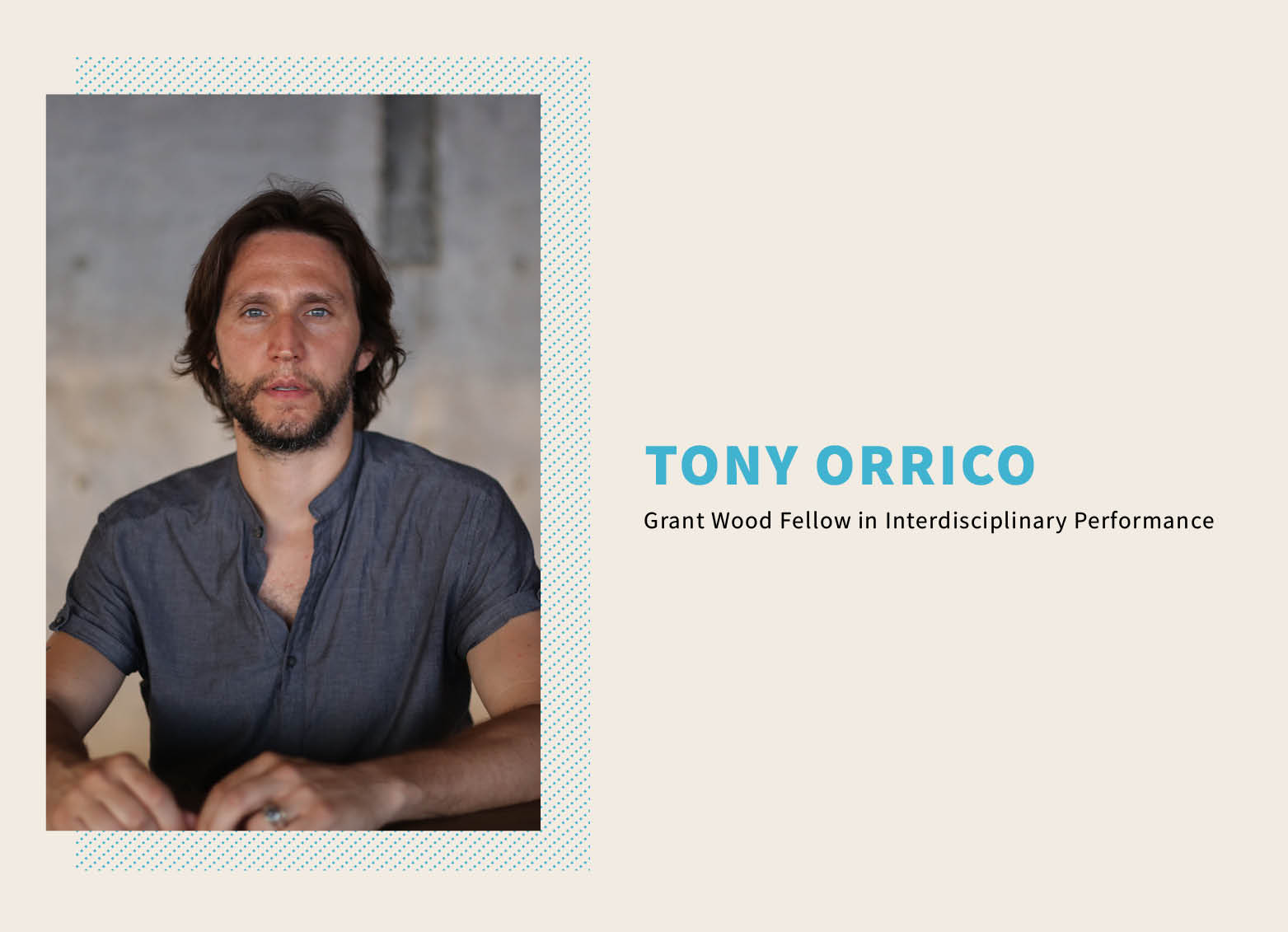 Talk: "Drawing from Receptivity" with Tony Orrico